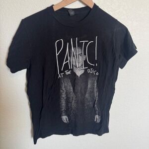 Emo Band Merch Panic! At the Disco Gospel Tour Tee Small Black